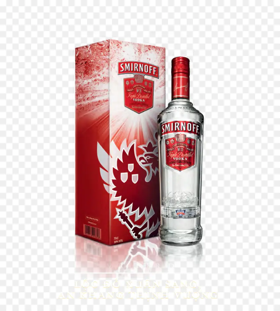 Vodka Smirnoff，Alcohol PNG