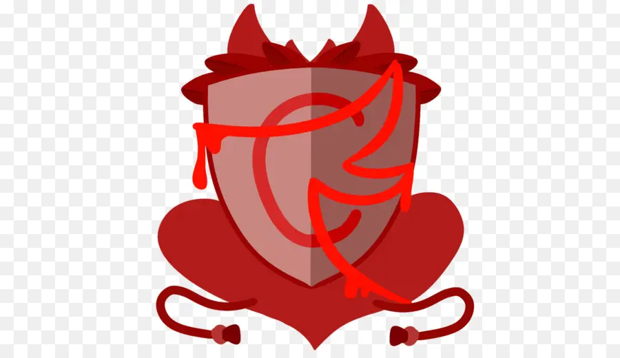 Escudo Del Diablo，Rojo PNG