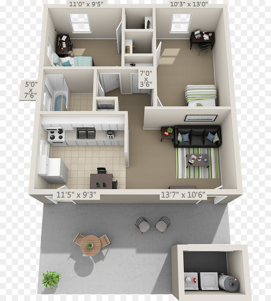 Plan De Piso，College Park PNG