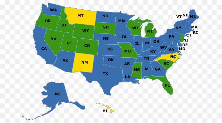 Estados Unidos，Mapa Del Vector PNG