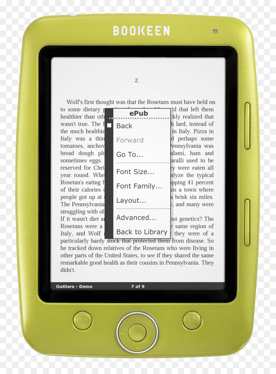 Comparación De Los Ereaders，Cybook Opus PNG