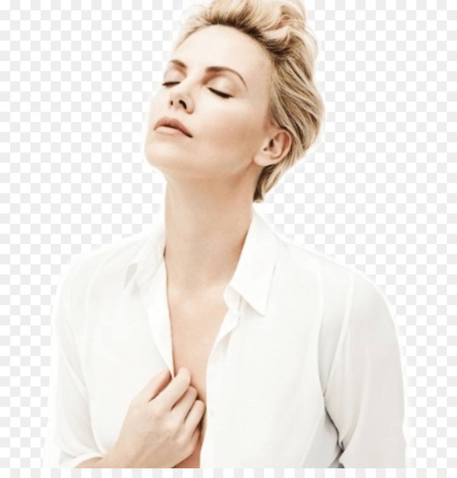 Mujer Con Camisa Blanca，Rubio PNG