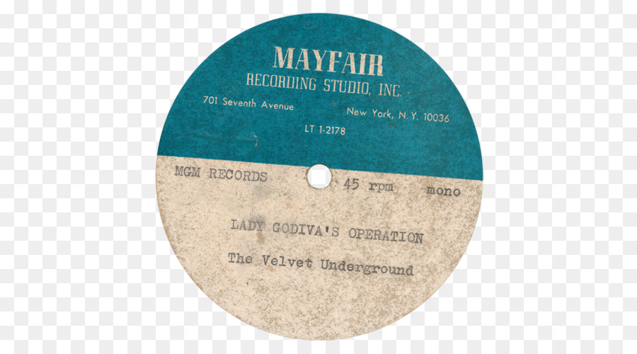 Velvet Underground，Lady Godiva De La Operación PNG