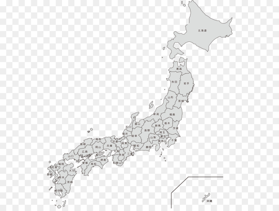 Mapa De Japón，Japón PNG