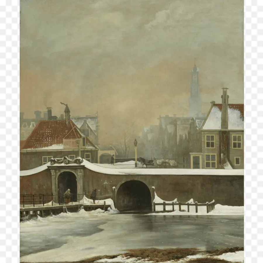 Raampoortje En Amsterdam，Pintura PNG