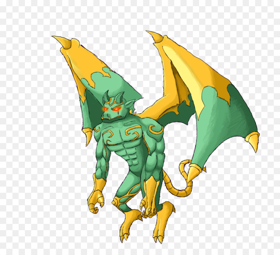 Dragón Verde，Fantasía PNG