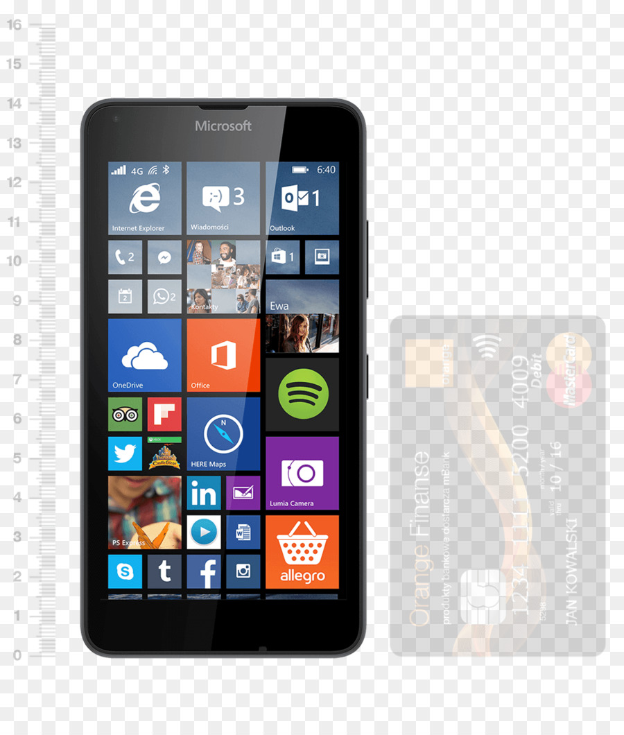 Microsoft Lumia 640，Lte PNG