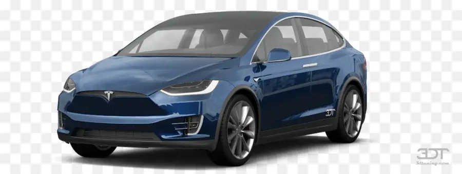 Coche Azul，Tesla PNG