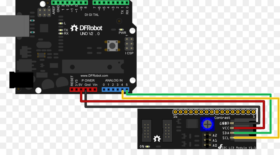 I2c，Liquidcrystal Pantalla PNG