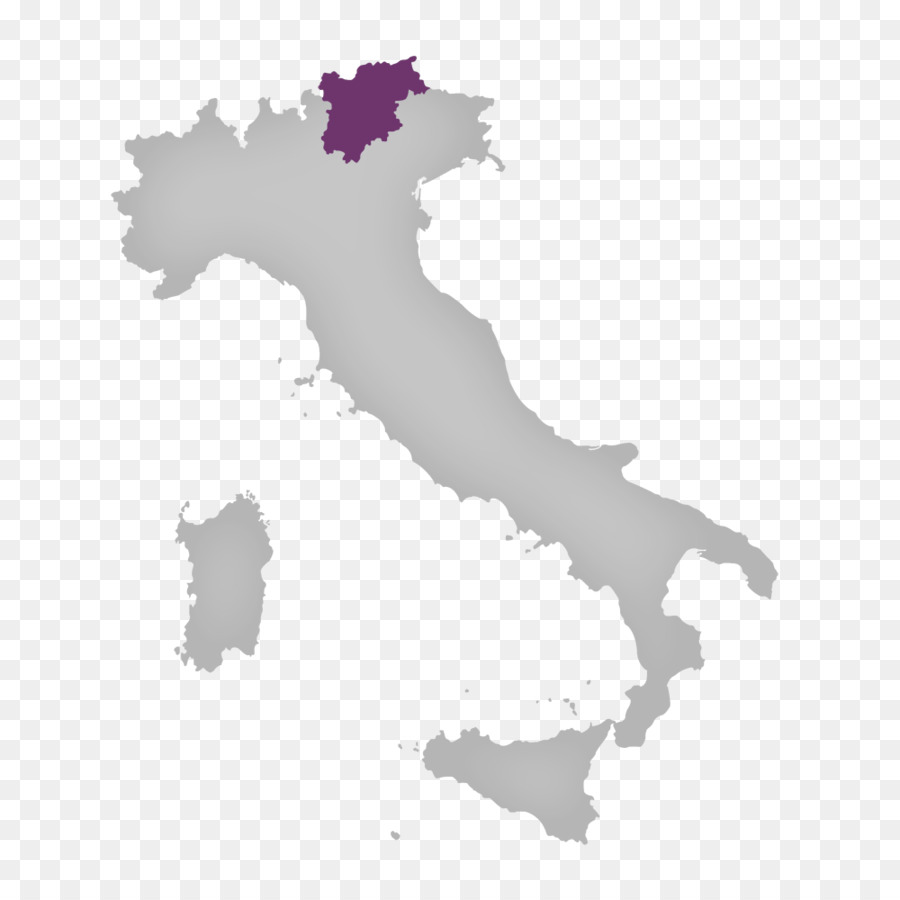 Las Regiones De Italia，Mapa PNG