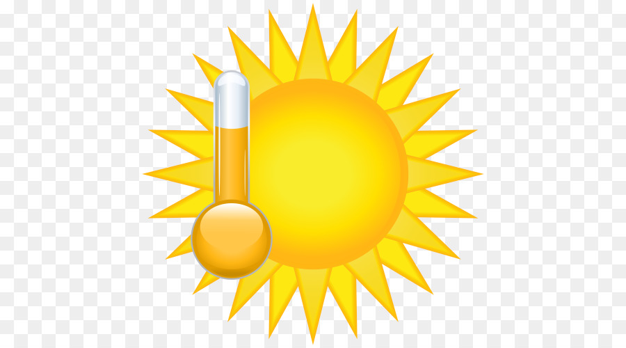 Sol Y Termómetro，Calor PNG