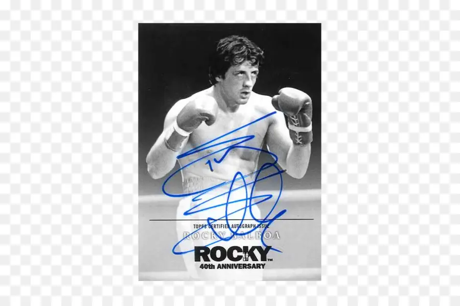 Rocky Balboa，Autógrafo PNG