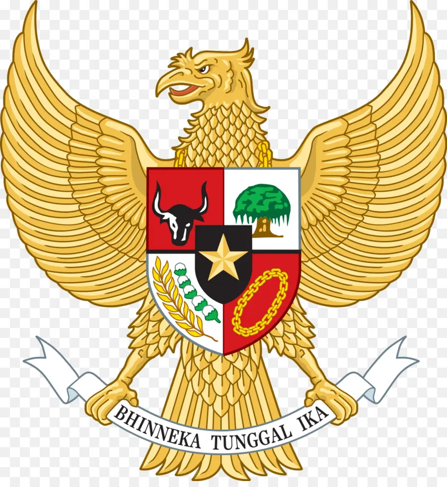 Indonesia，El Emblema Nacional De Indonesia PNG