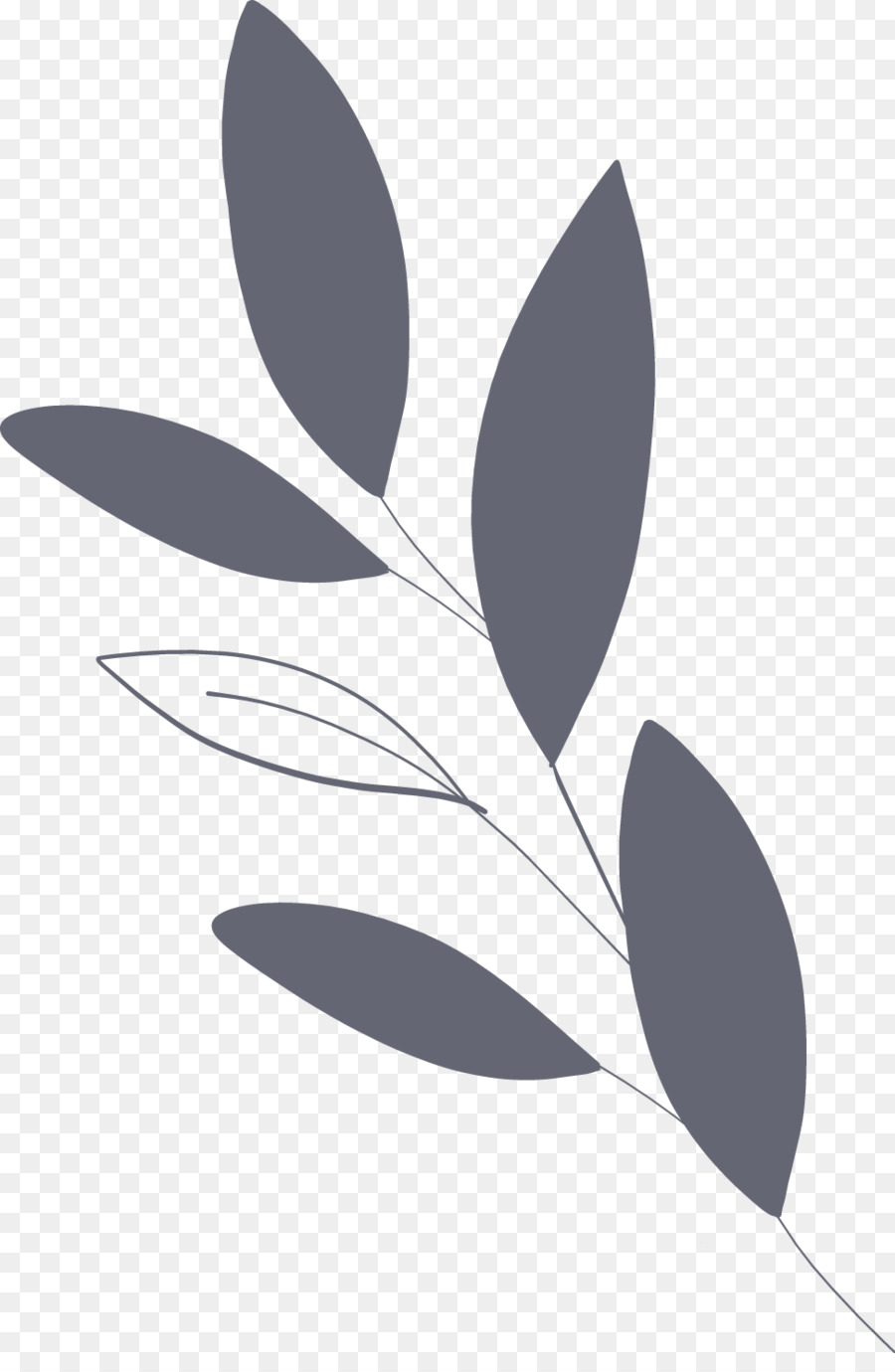 Hoja Azul，Planta PNG