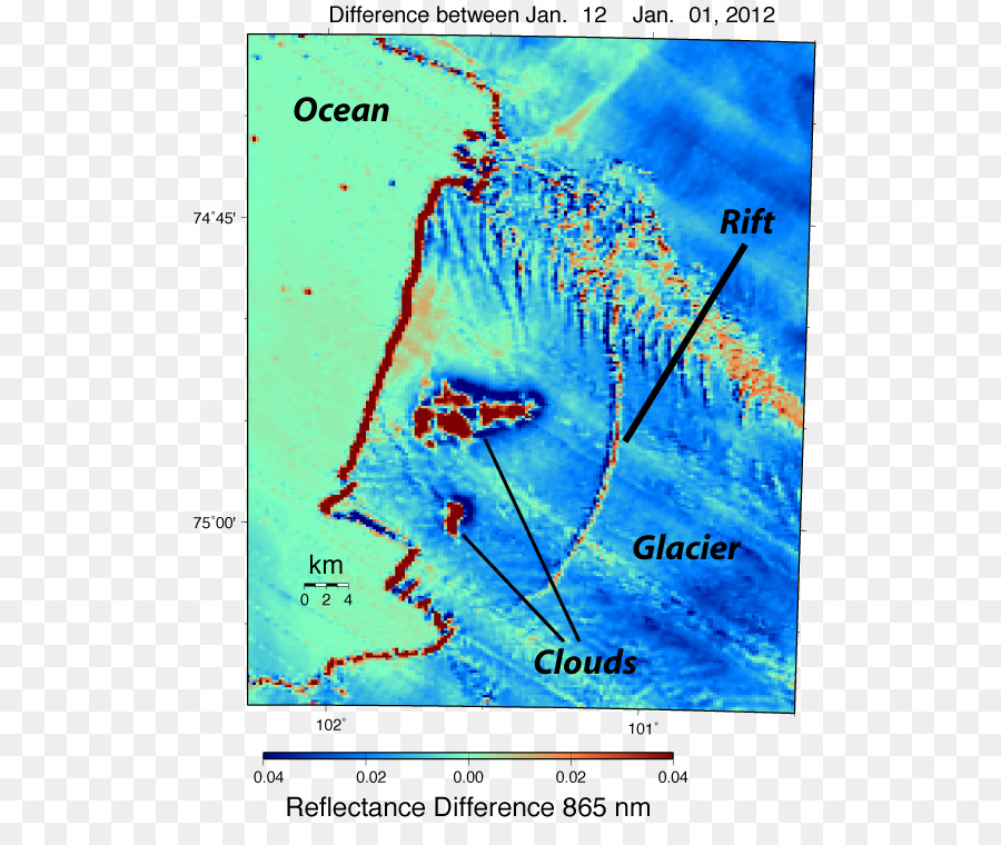 El Glaciar De Pine Island，Hielo PNG