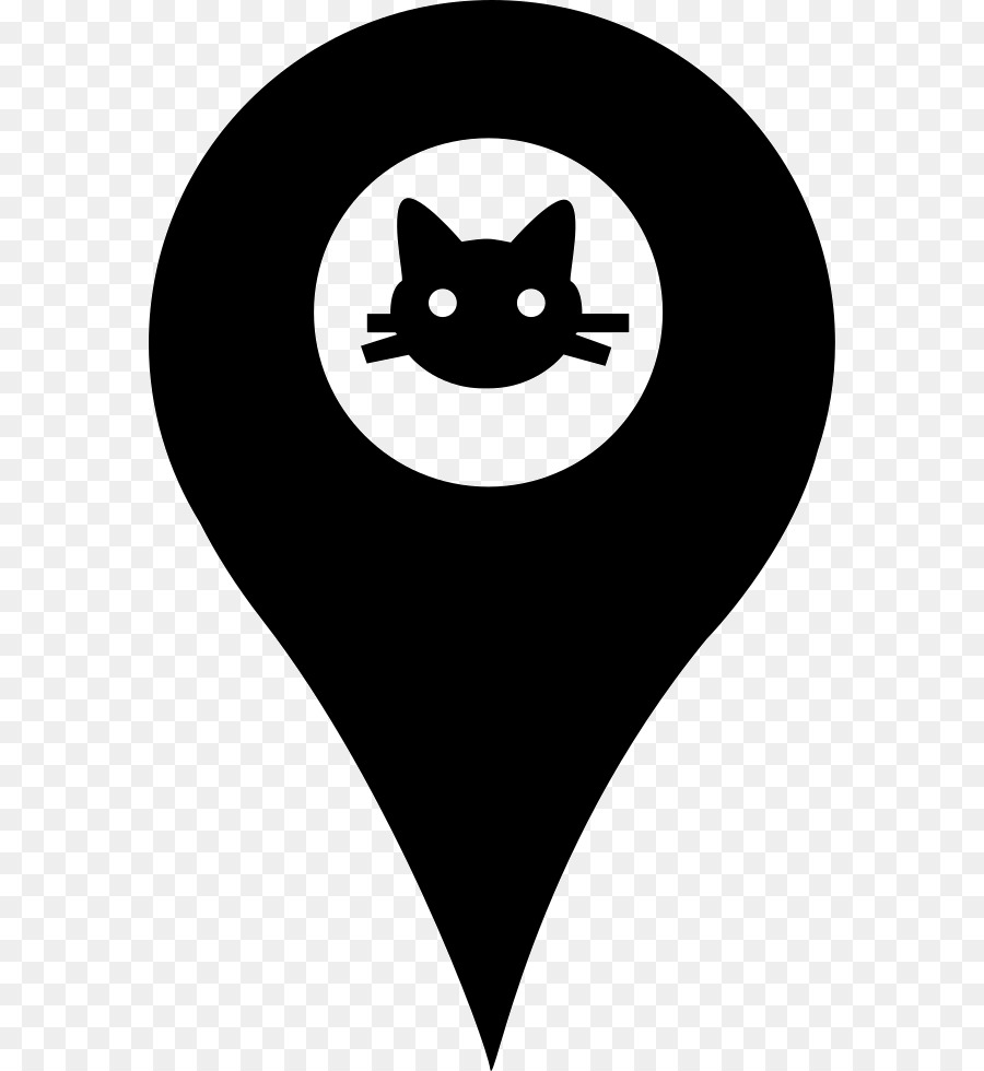 Pin De Ubicación Del Gato，Mapa PNG