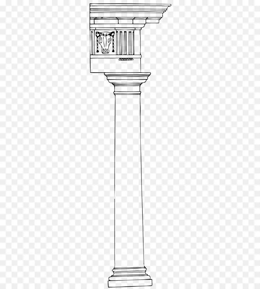 Columna，Orden Dórico PNG