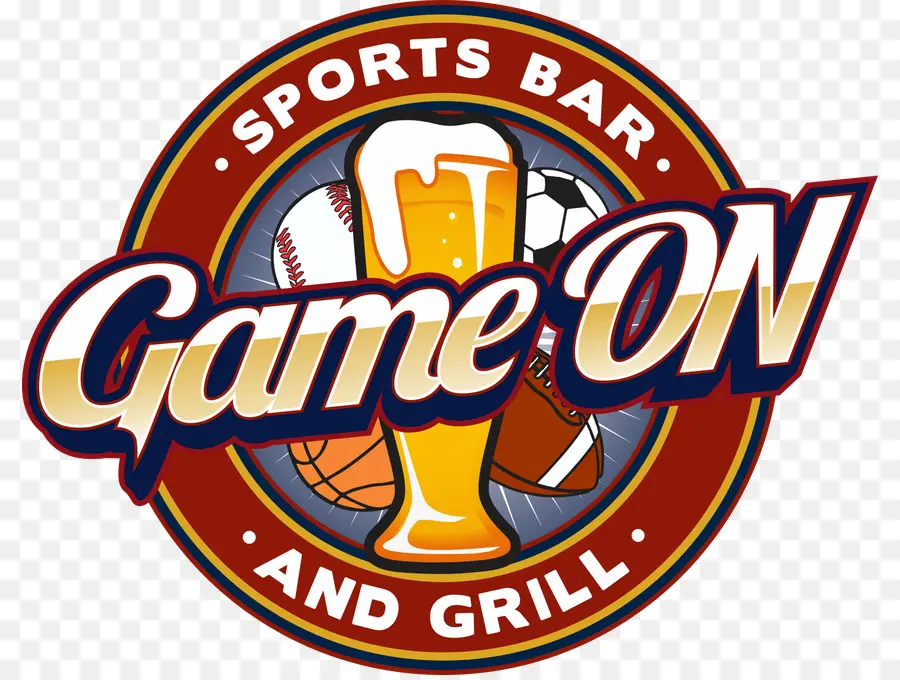 Logotipo，Juego En Sports Bar Grill PNG