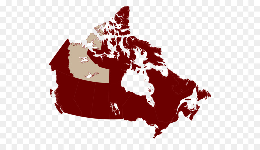 Canadá，Mapa PNG