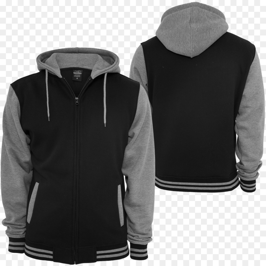 Sudadera Con Capucha Negra，Cremallera PNG