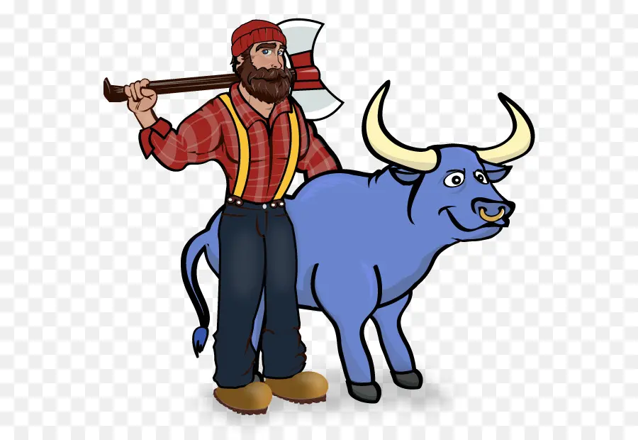 Paul Bunyan Y Babe El Buey Azul，Paul Bunyan PNG