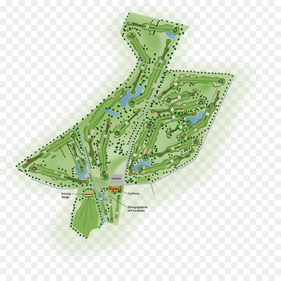 Campo De Golf，Mapa PNG