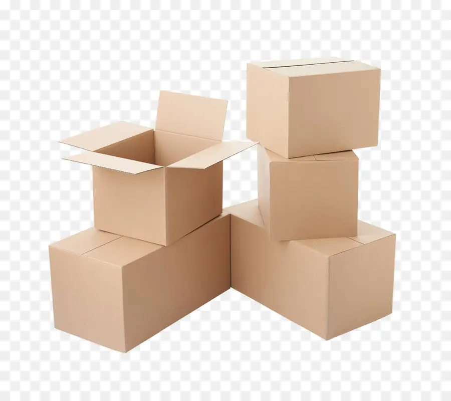 Cajas De Cartón，Embalaje PNG