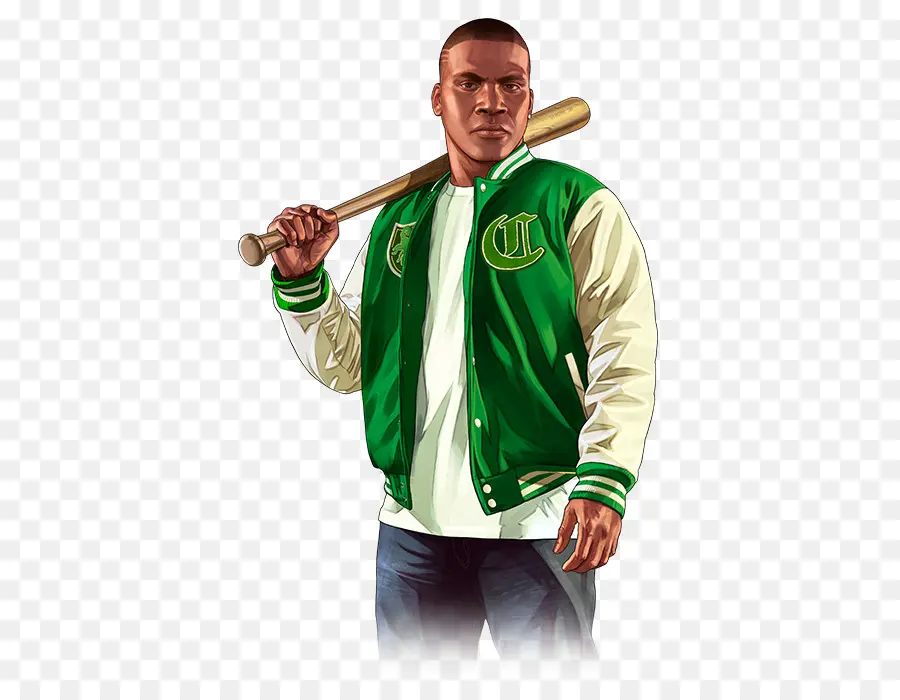 Bate De Béisbol，Chaqueta Verde PNG