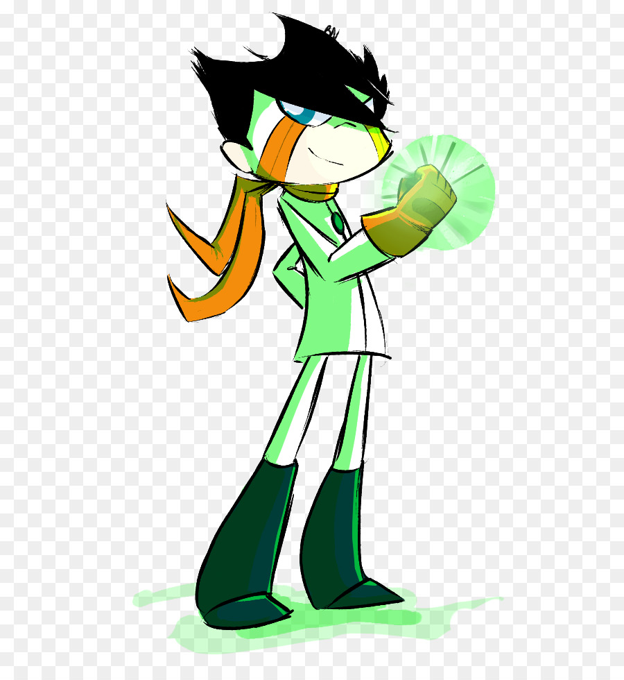 Personaje De Dibujos Animados Con Guante Verde，Guante PNG