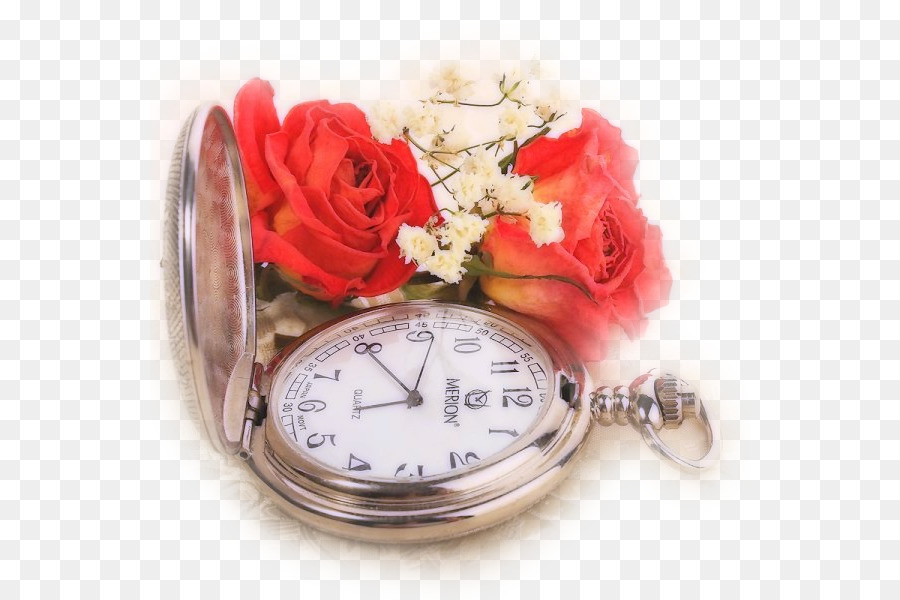 Reloj De Bolsillo，Rosas PNG