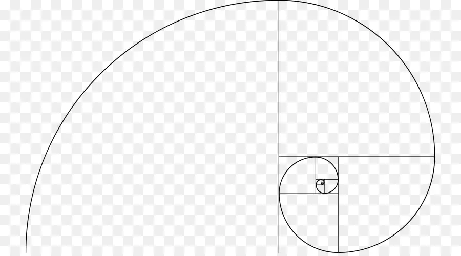 Espiral Dorada，Número Fibonacci PNG