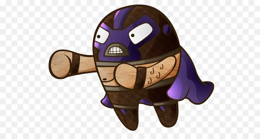 Personaje De Dibujos Animados Morado，Animación PNG