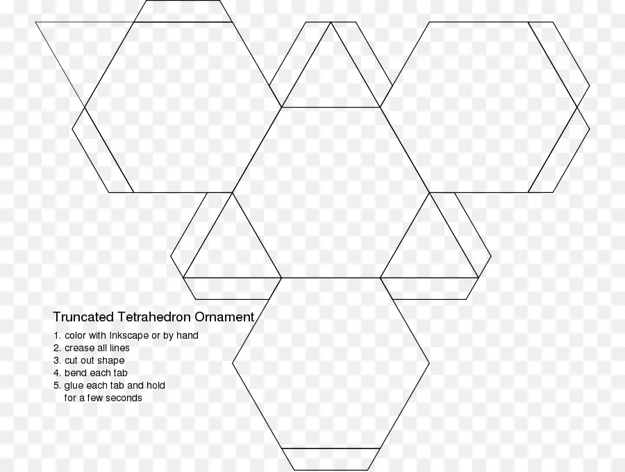 Tetraedro Truncado，Tetraedro PNG