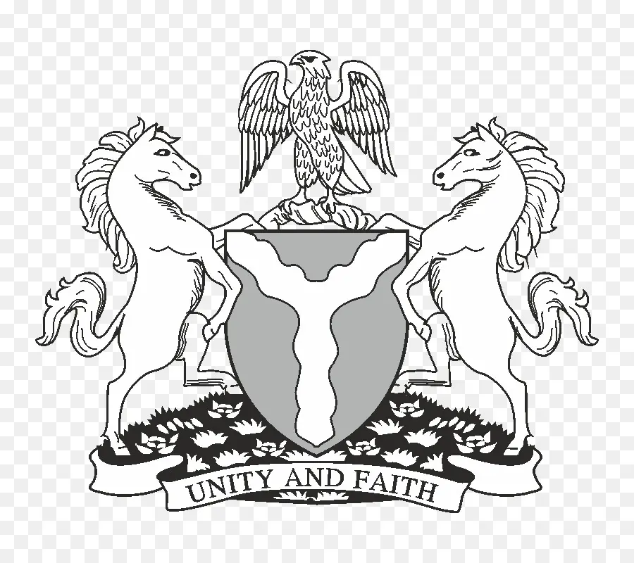 Nigeria，Escudo De Armas De Nigeria PNG