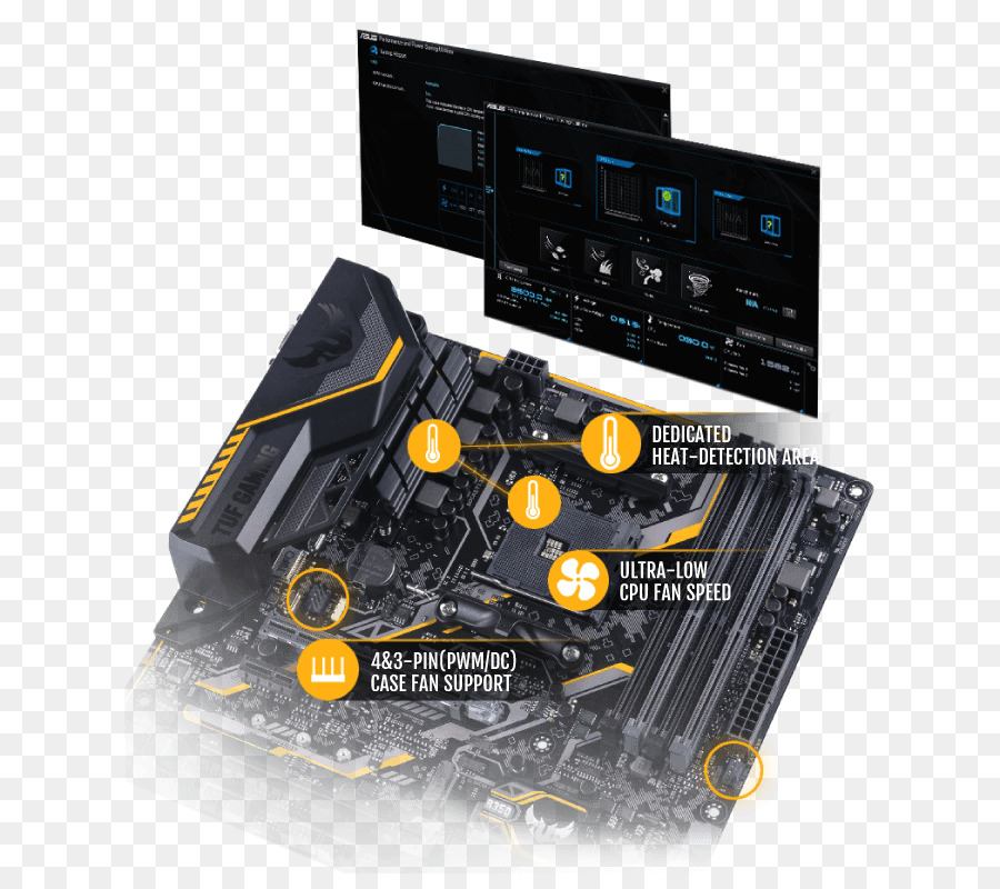 Socket Am4，Asus Tuf B350mplus De Juegos De Azar De La Placa Base Micro Atx Socket Am4 Amd B350 Socket Am4 PNG