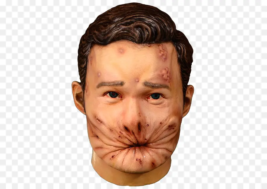 Máscara Facial Distorsionada，Mascarilla PNG