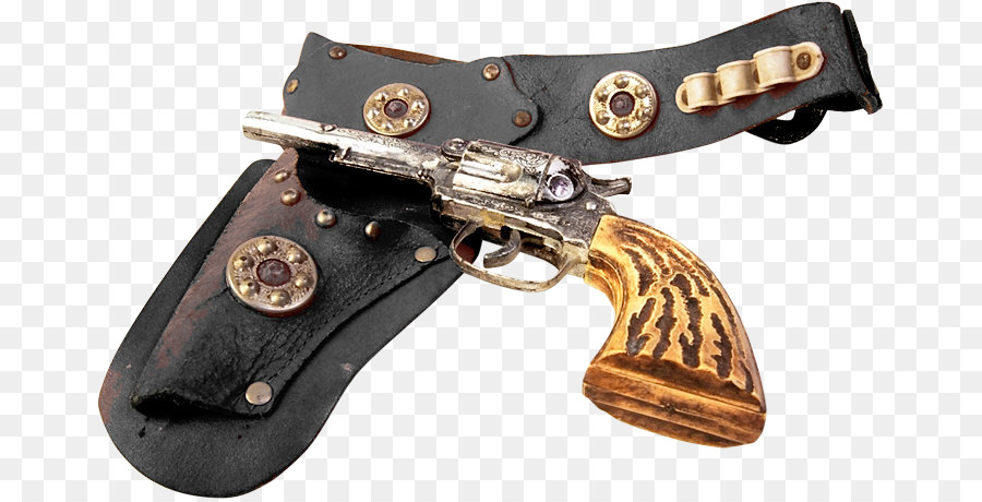 Pistola De Juguete Plateada，Revólver PNG