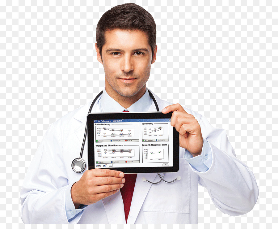 Doctor Con Tableta，Médico PNG