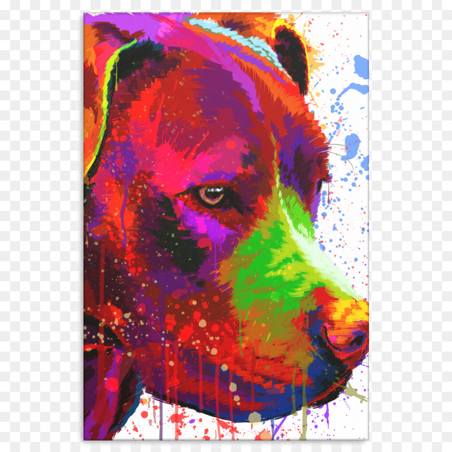 Perro，Pintura Acrílica PNG