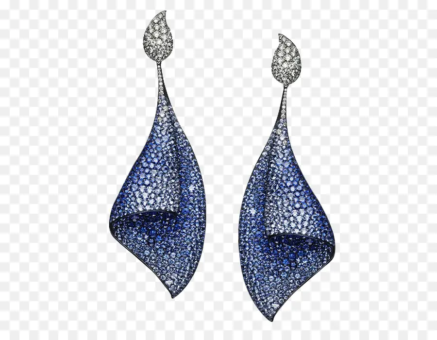 Pendientes Azules，Accesorio PNG