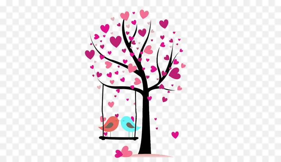 árbol Del Corazón，Aves PNG