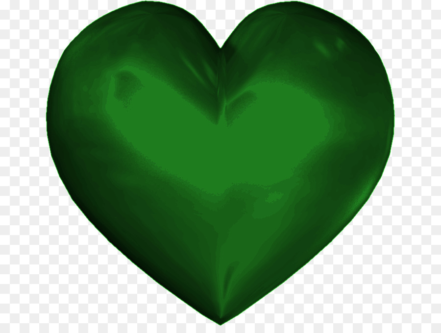 Corazón，Verde PNG