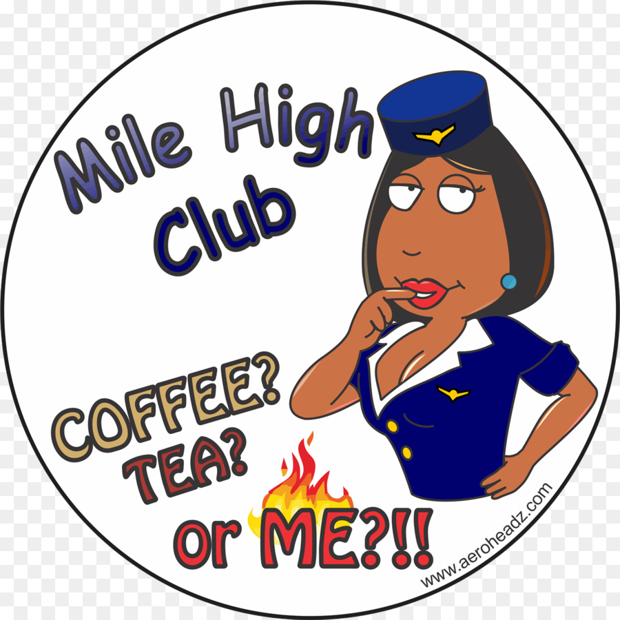 Mile High Club，Etiqueta Engomada De La PNG