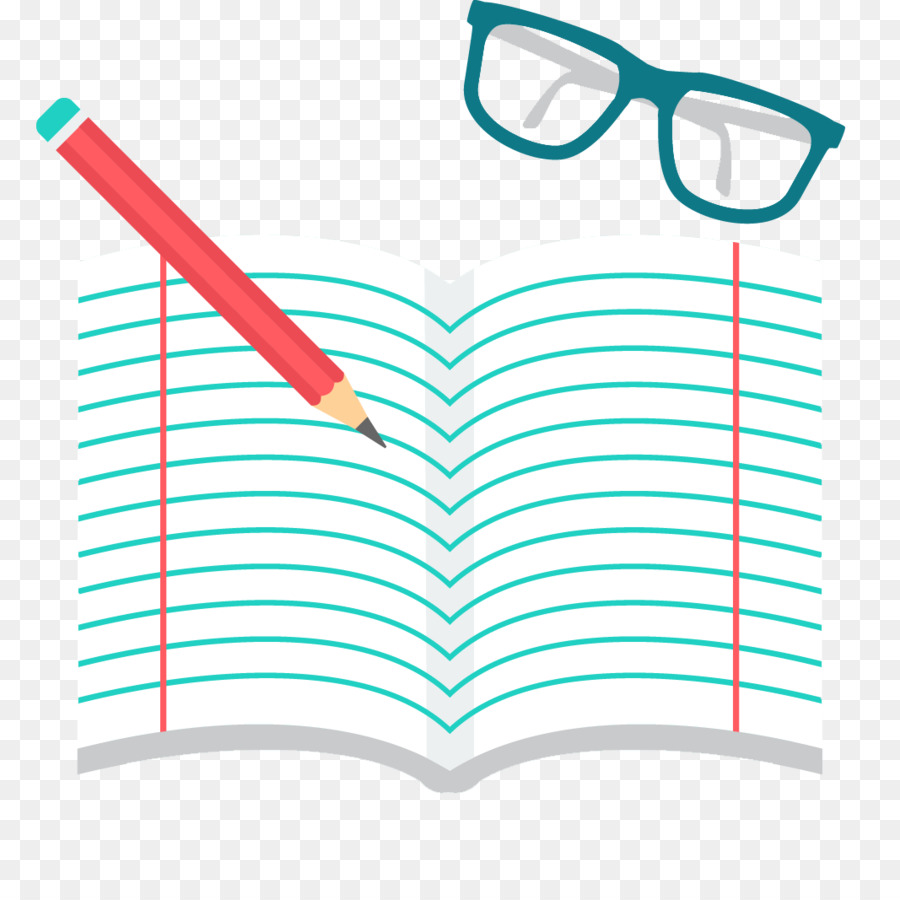 Cuaderno Y Gafas，Escribiendo PNG