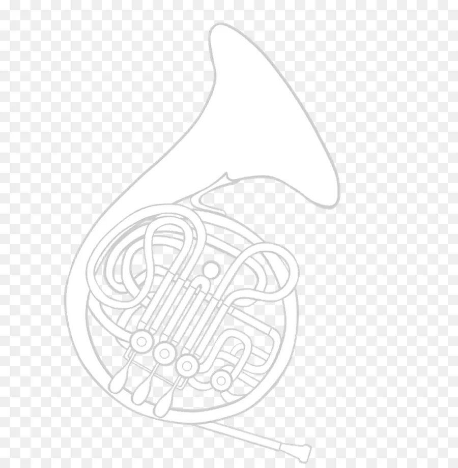 Contramedidas Clarinete Cuerno Y Piano，Mellophone PNG