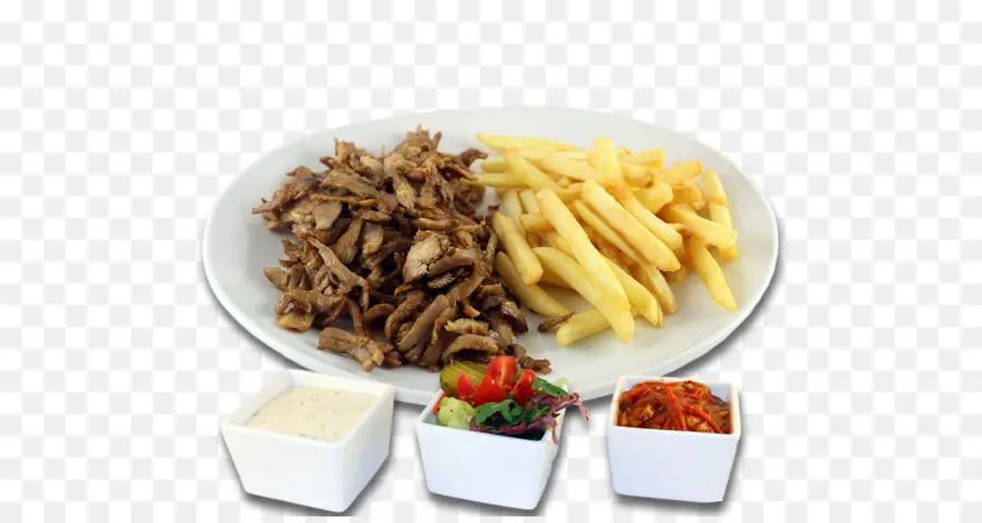 Plato Shawarma，Papas Fritas PNG