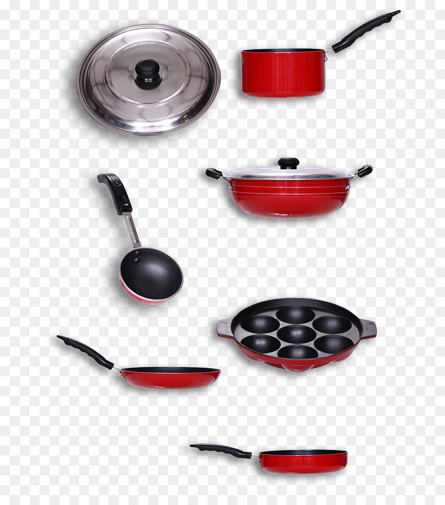 Juego De Utensilios De Cocina Rojos，Montones PNG