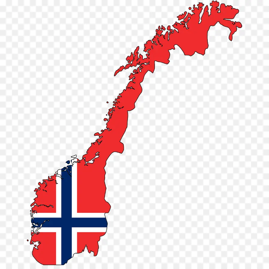 Noruega，Mapa PNG