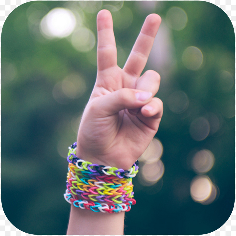 Rainbow Loom，Pulsera PNG