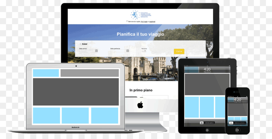 El Diseño Web Responsivo，Macbook PNG